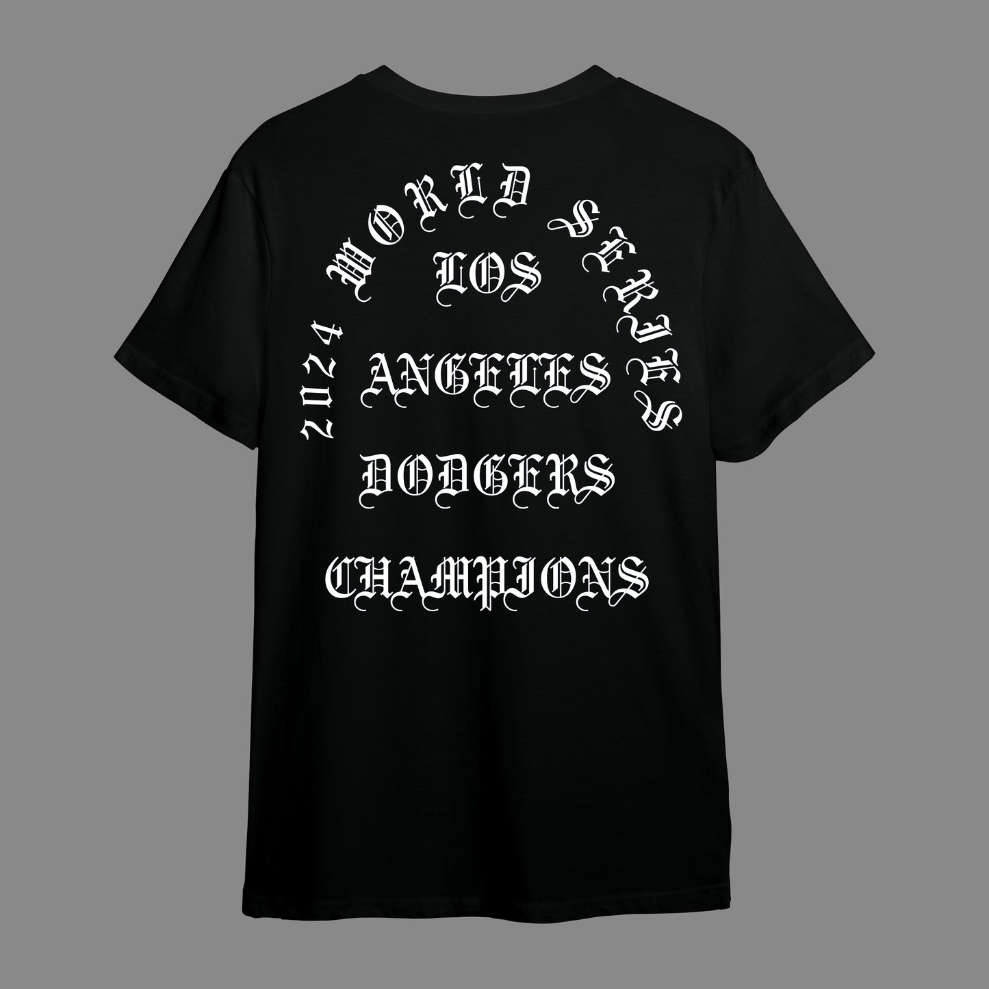 Dodgers World Series Champs Cotton Tee NOT LIKE US