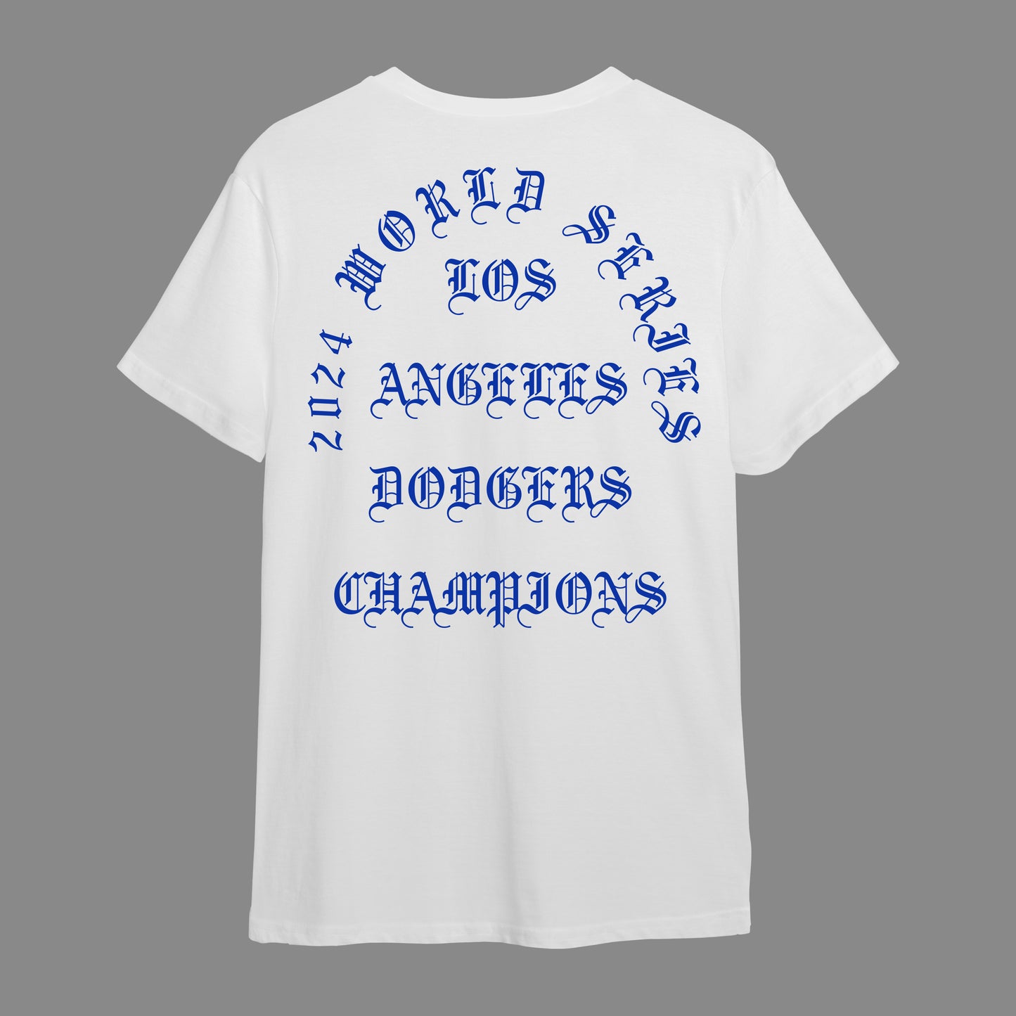 Dodgers World Series Champs Cotton Tee NOT LIKE US